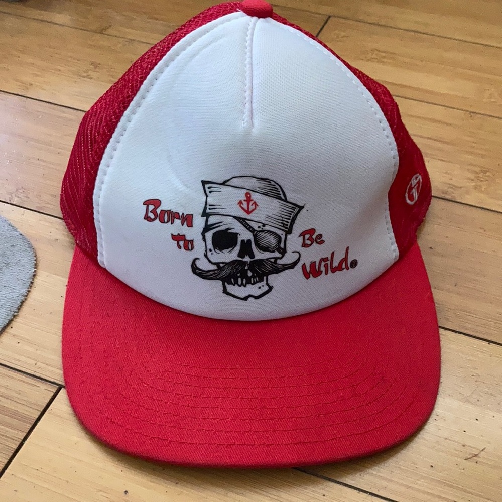 ❤️‍🔥 $5 ❤️‍🔥 or 3 /$12 ❤️‍🔥 - GromSquad Hat - BORN TO BE WILD 💀